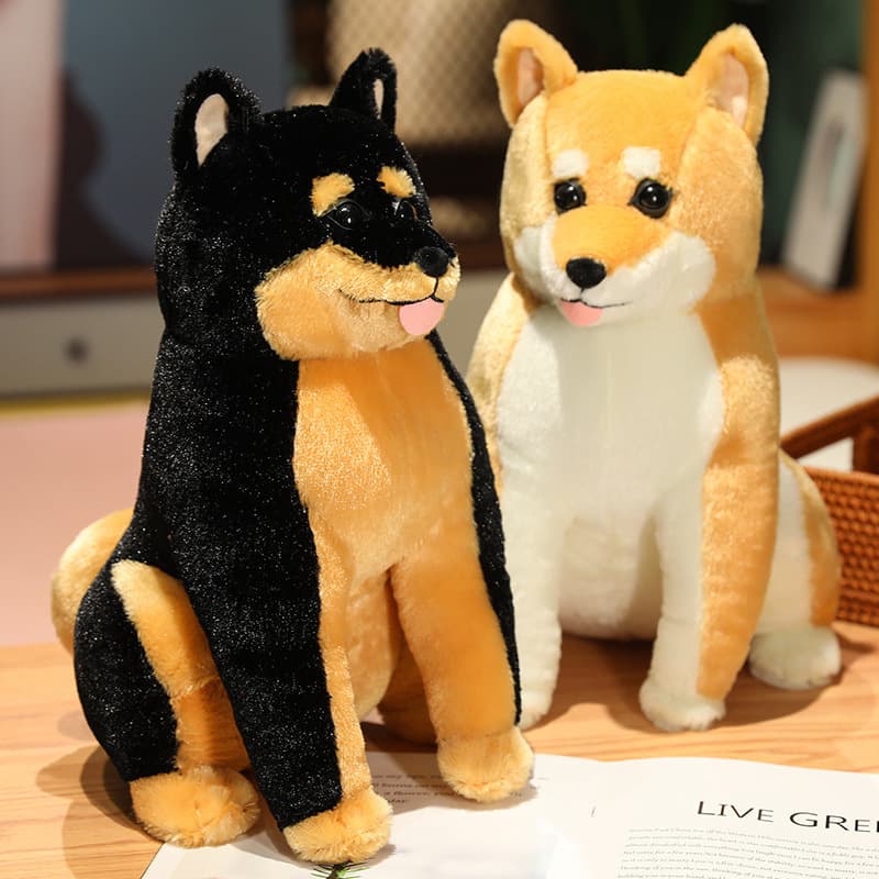  もちもち柴犬座りポーズ大型ぬいぐるみ