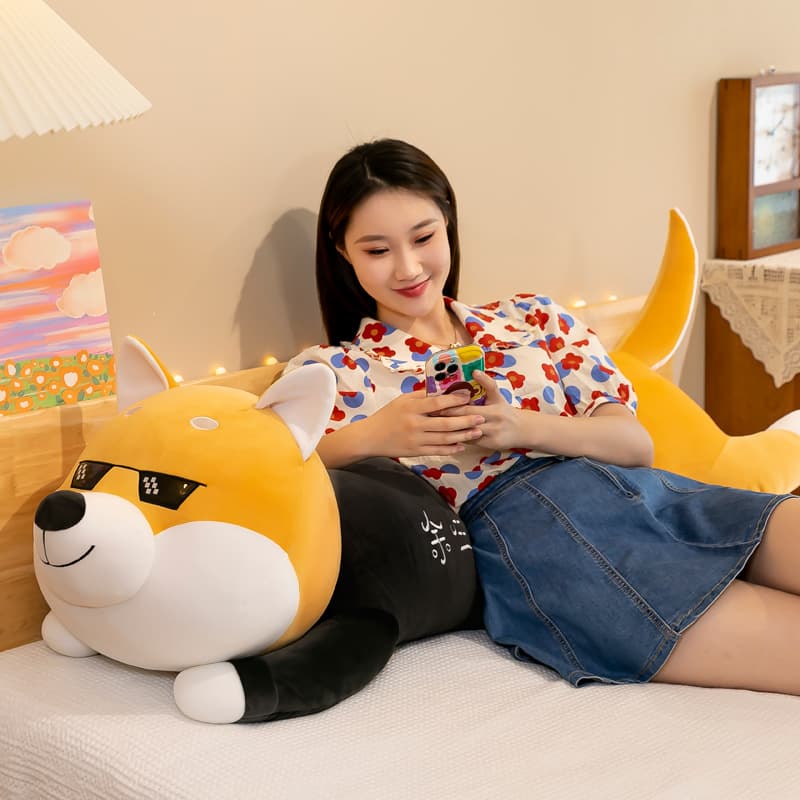 犬 ぬいぐるみ もちもち癒し柴犬抱き枕ぬいぐるみ