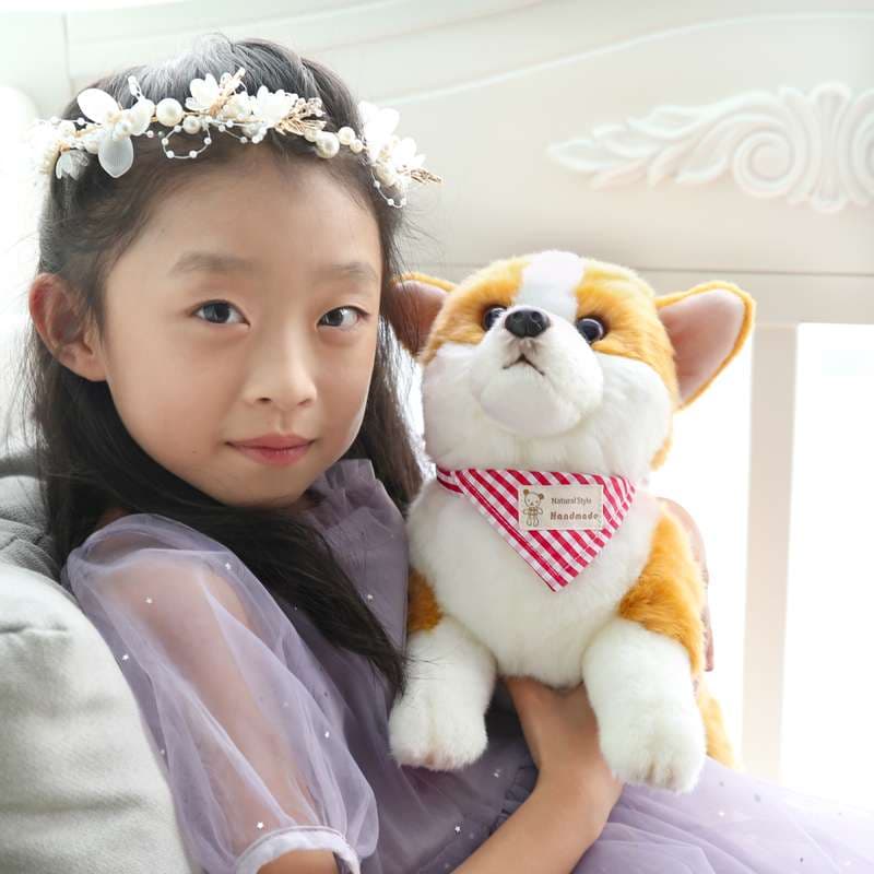 犬 ぬいぐるみ もふもふ癒し柴犬ぬいぐるみ
