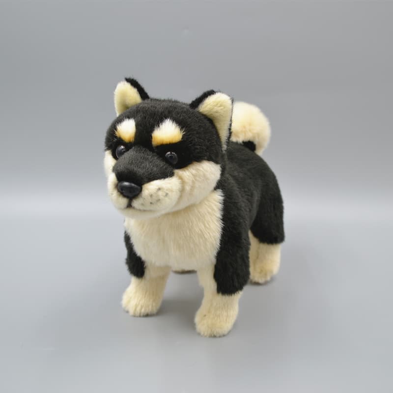 犬 ぬいぐるみ もふもふ忠犬 まめしば