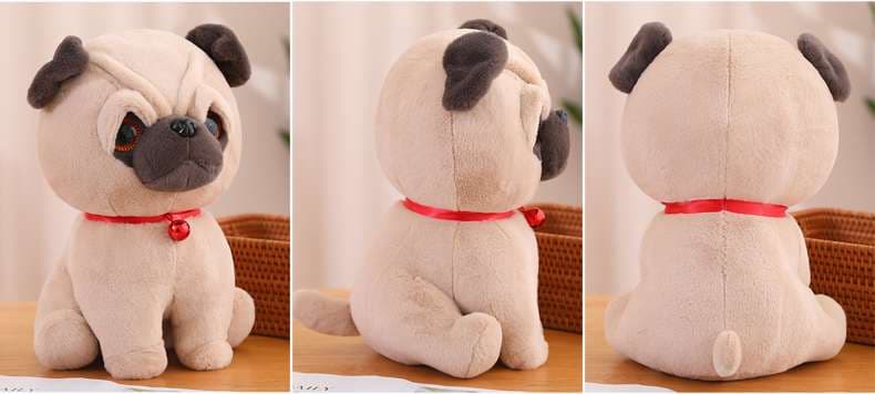 犬 ぬいぐるみ もちもちパグのおともだち