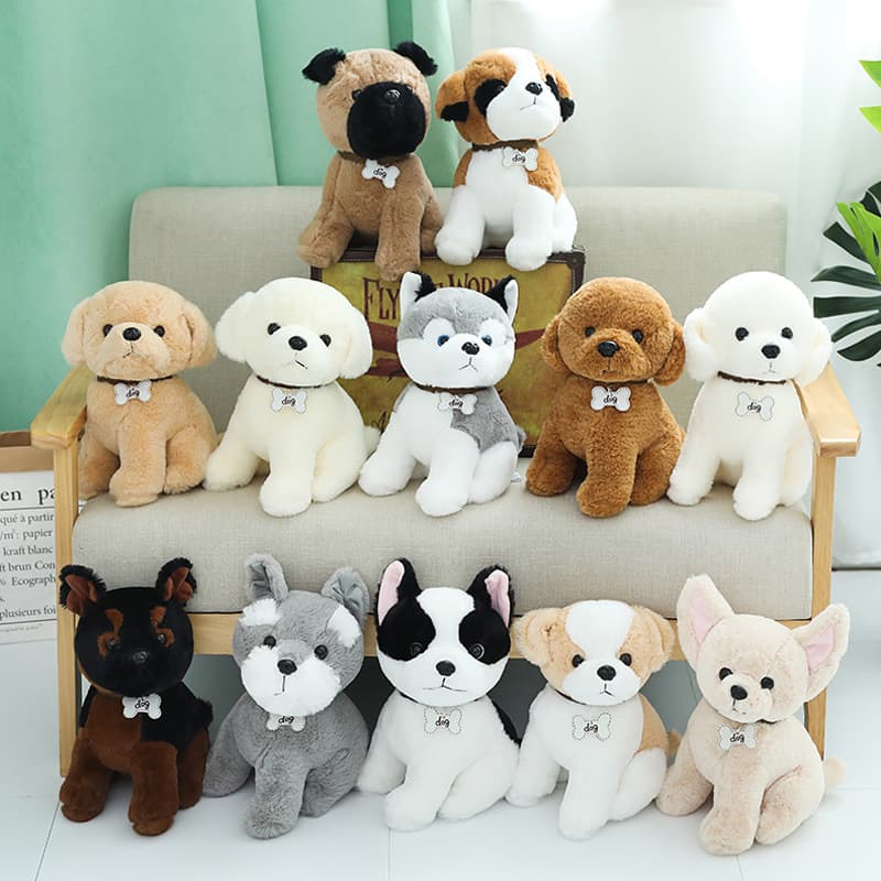 犬 ぬいぐるみ やわらか抱き犬ぬいぐるみコレクション
