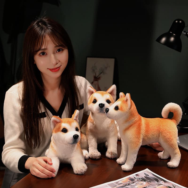 犬 ぬいぐるみ もふもふ和犬の癒やし秋田犬ぬいぐるみ