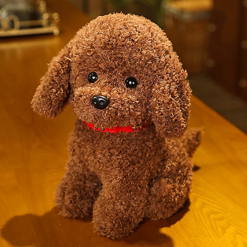 犬 ぬいぐるみ ふわもこトイプードルの癒し仲間