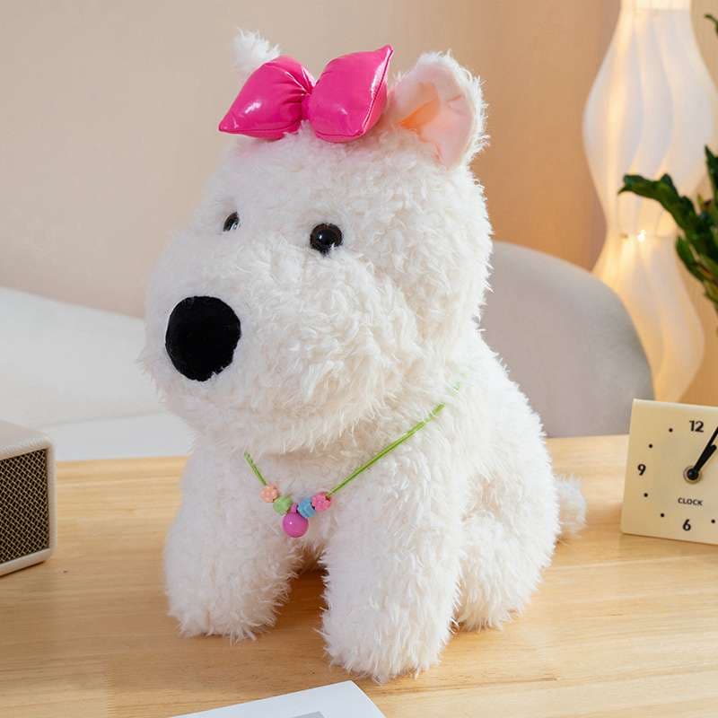 犬 ぬいぐるみ もこふわシュナウザー携帯ストラップ