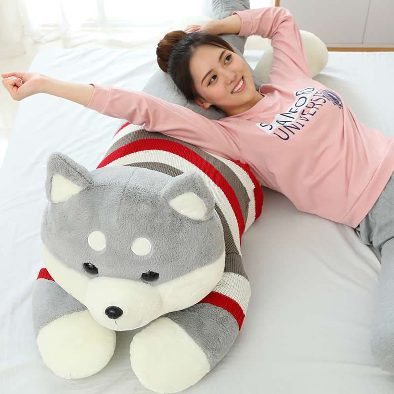 犬 ぬいぐるみ もちもち抱き枕の柴犬ぬいぐるみ