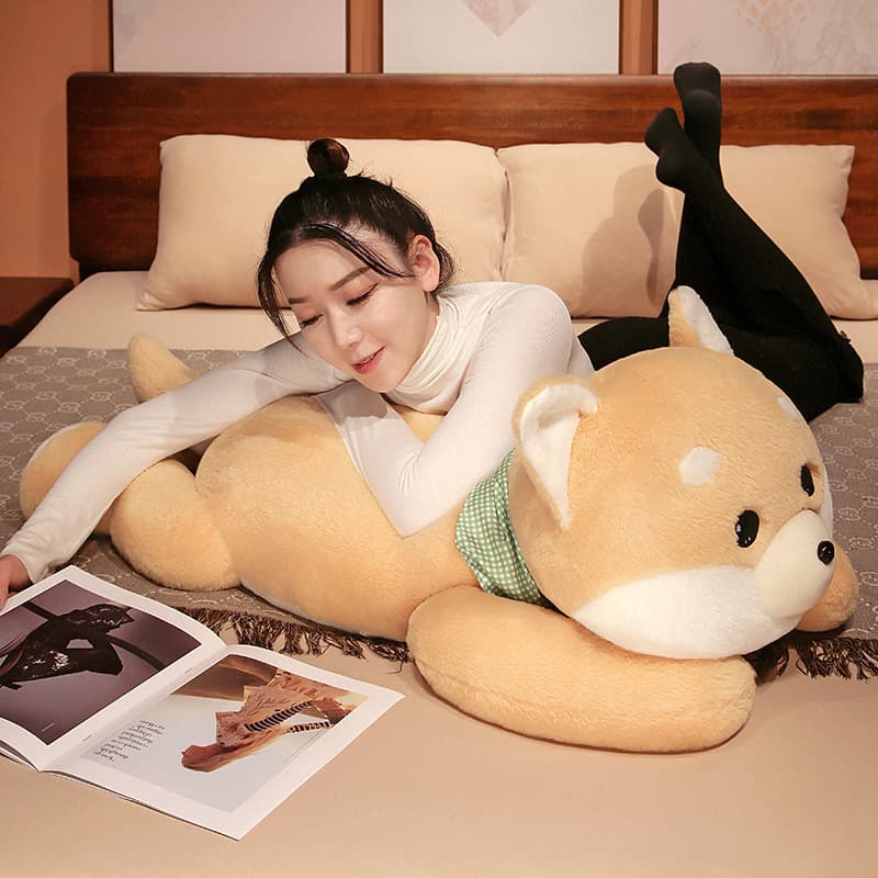 犬 ぬいぐるみ もちもち抱き枕 秋田犬のぬいぐるみ