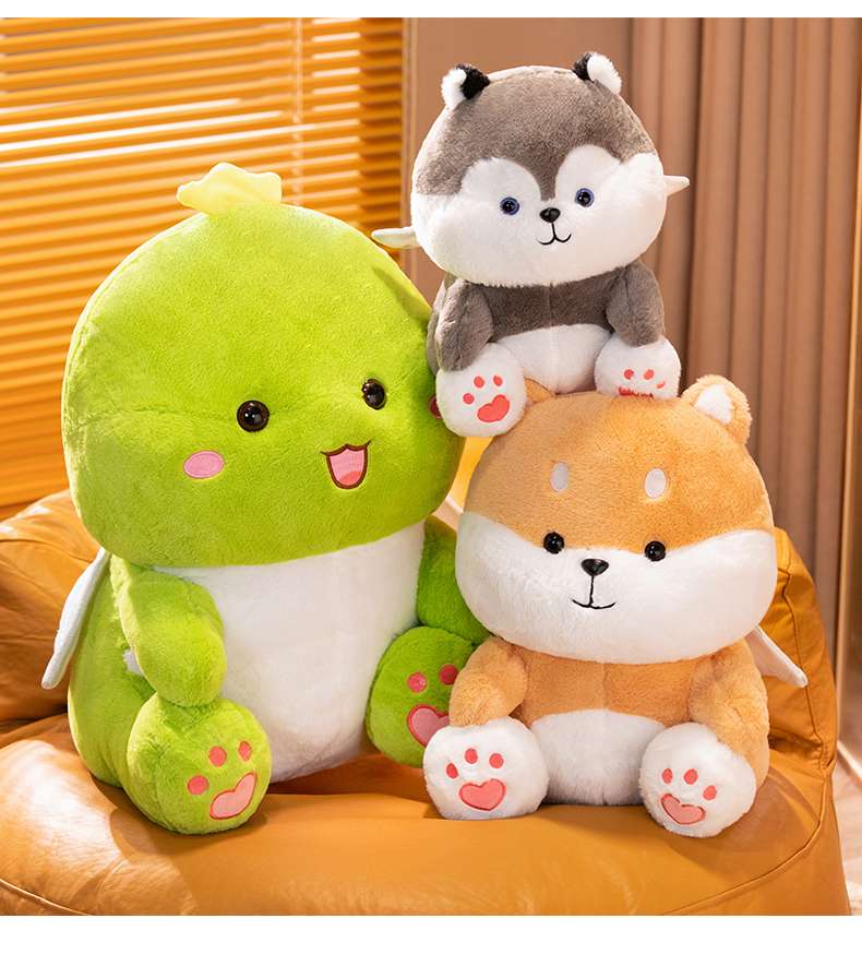犬 ぬいぐるみ もふもふ抱き柴犬 癒しのぬいぐるみ