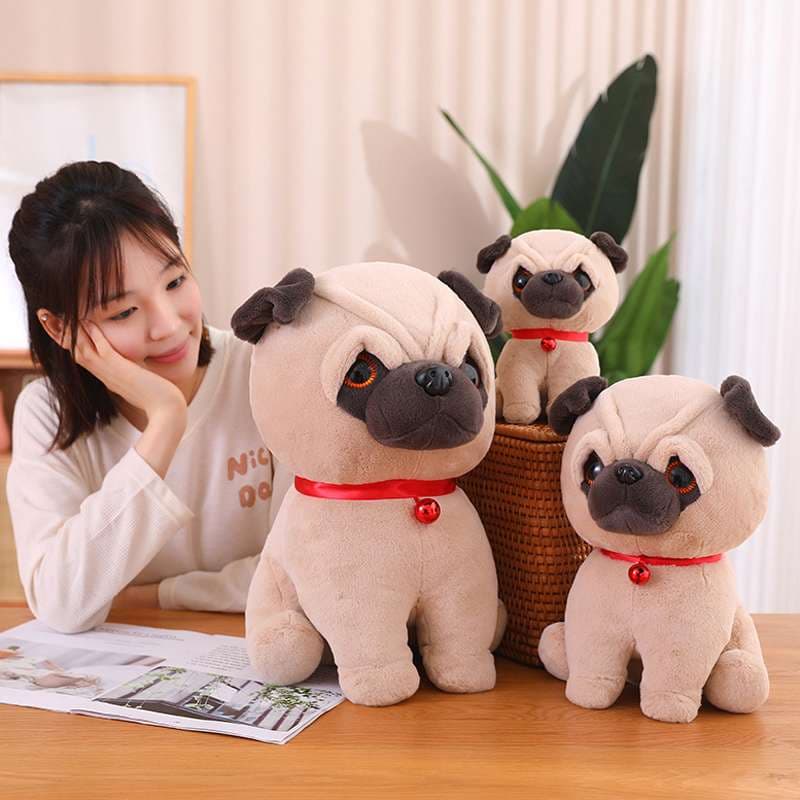 犬 ぬいぐるみ もちもちパグのおともだち