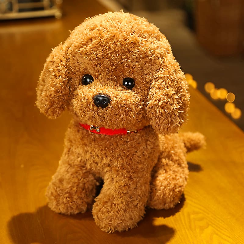 犬 ぬいぐるみ ふわもこトイプードルの癒し仲間