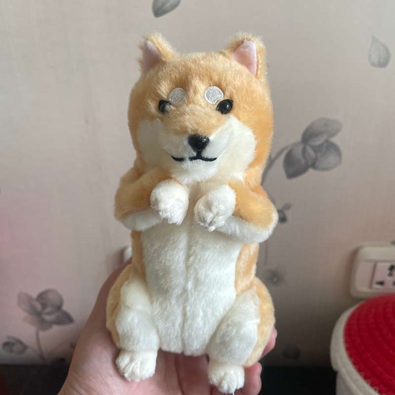 犬 ぬいぐるみ もちもち笑顔の柴犬ぬいぐるみ