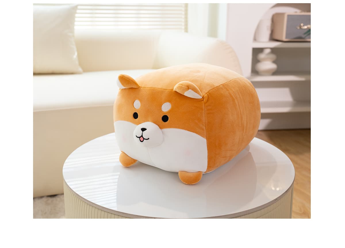 犬 ぬいぐるみ もちもち癒し柴犬まくら