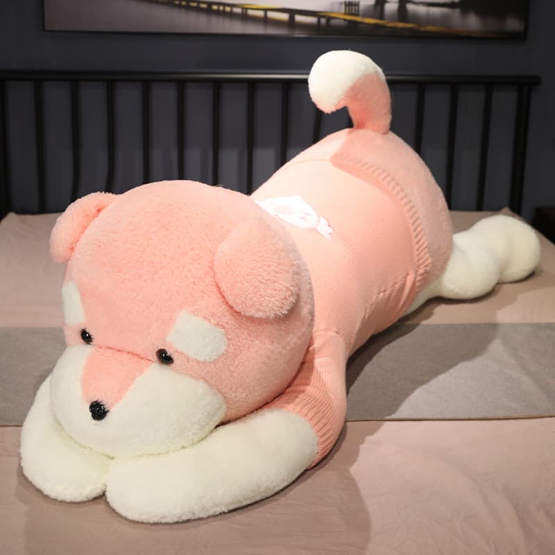 犬 ぬいぐるみ やすらぎの大きなシュナウザーぬいぐるみ