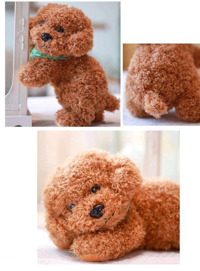 犬 ぬいぐるみ もこもこトイプードル抱き枕ぬいぐるみ