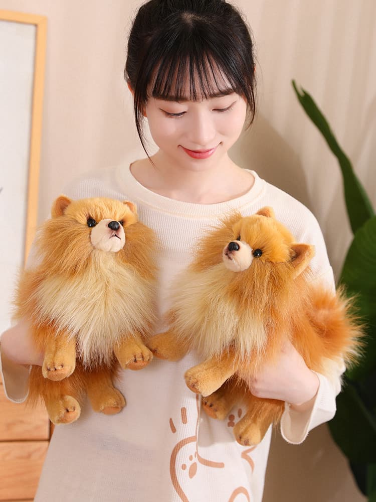 犬 ぬいぐるみ もふもふポメラニアン 癒しの親友