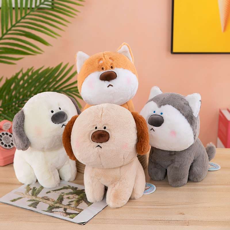 犬 ぬいぐるみ もちもち癒し柴犬ぬいぐるみ