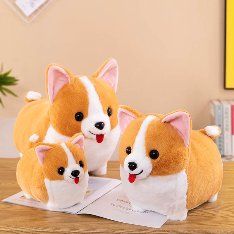 犬 ぬいぐるみ 犬 ぬいぐるみ にっこり笑顔のコギーぬいぐるみ