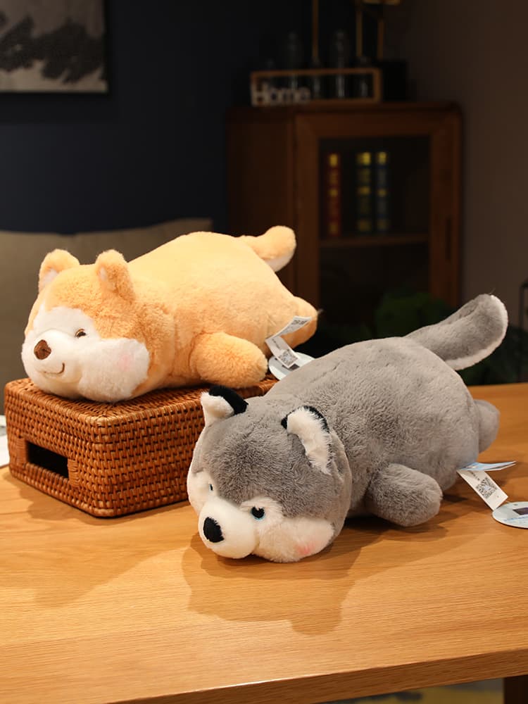 犬 ぬいぐるみ もふもふ柴犬 添い寝ぬいぐるみ