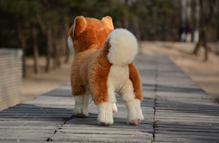 犬 ぬいぐるみ もふもふ柴犬の癒やしぬいぐるみ