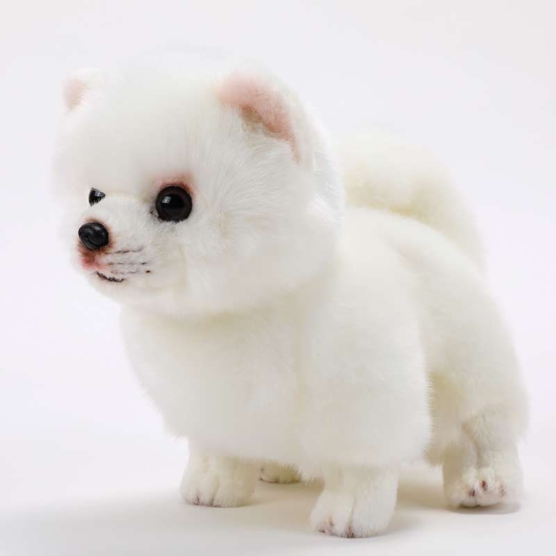 犬 ぬいぐるみ もふもふポメラニアン 置き物 ぬいぐるみ