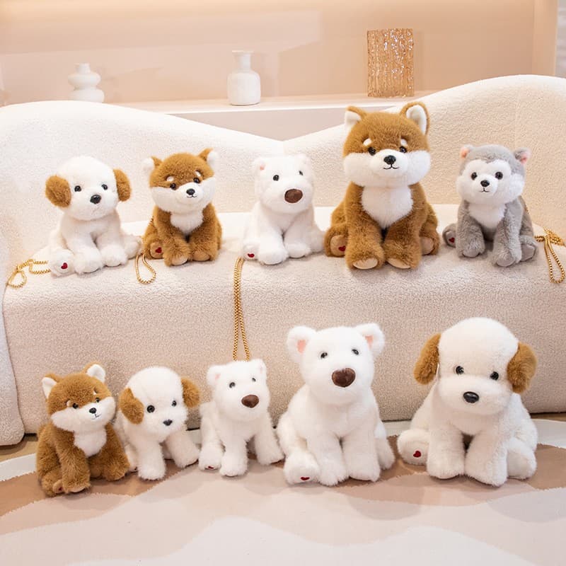 もこもこ癒やし秋田犬 ぬいぐるみ