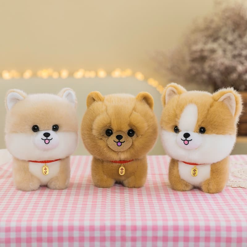 犬 ぬいぐるみ もちもちポメちゃんぬいぐるみ