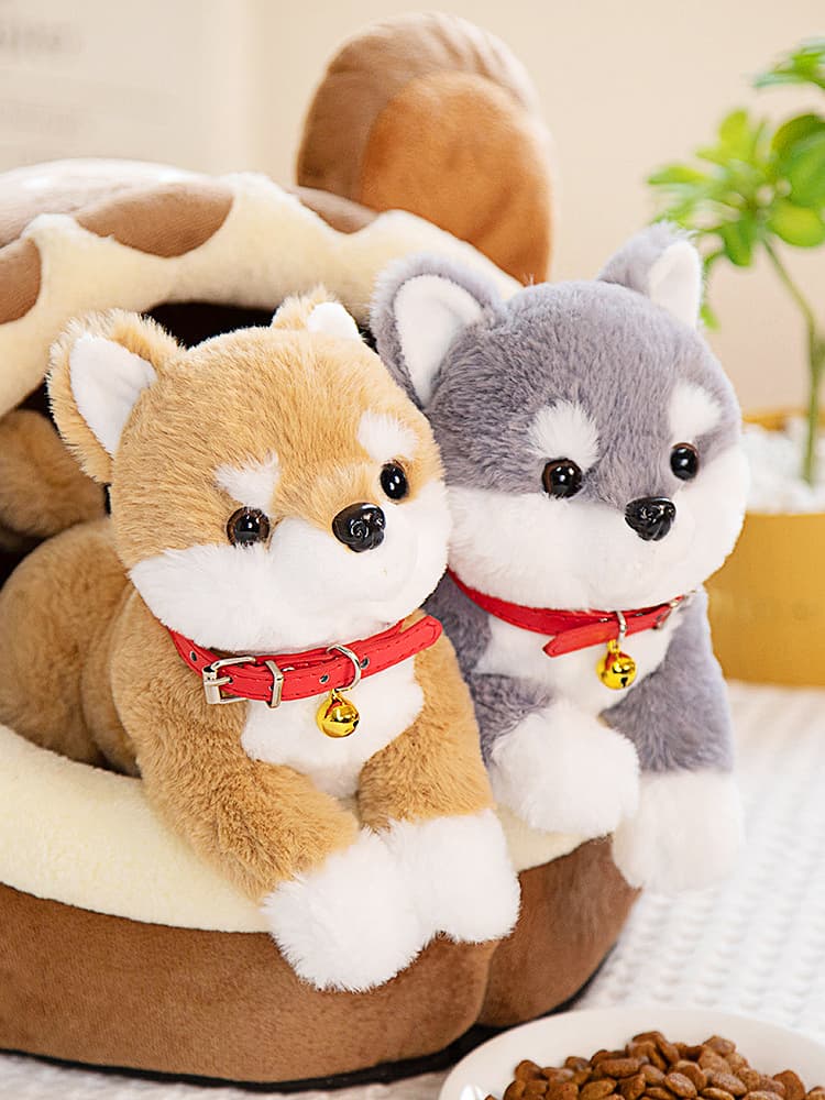 犬 ぬいぐるみ もちもち柴犬のふわふわ抱き枕