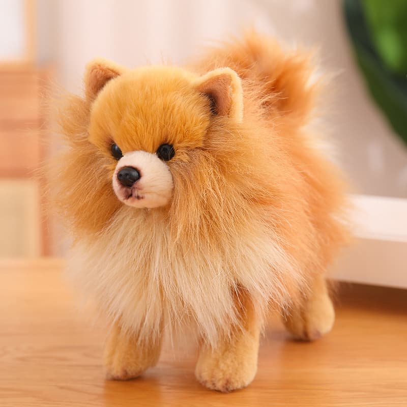 犬 ぬいぐるみ もふもふポメラニアン 癒しの親友