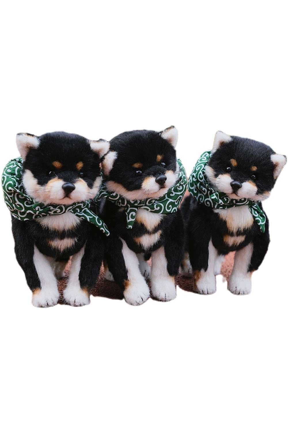 犬 ぬいぐるみ お散歩バンダナ柴犬ぬいぐるみ