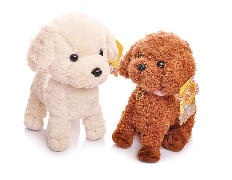 犬 ぬいぐるみ もふもふ仲良し犬とトイプードル ぬいぐるみセット