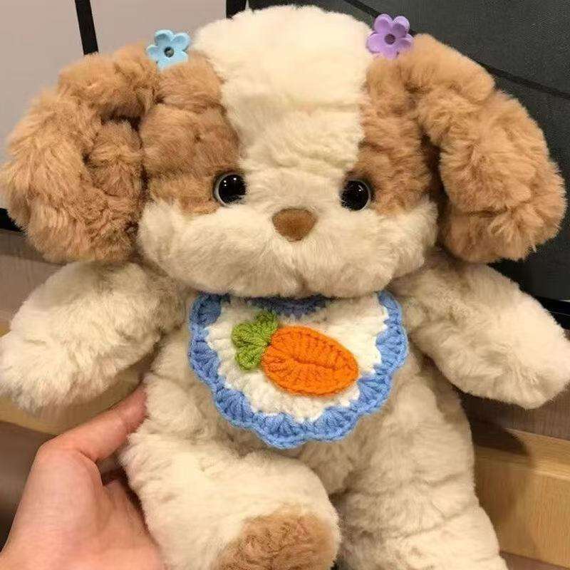 犬 ぬいぐるみ ふんわりおめかしトイプードル ぬいぐるみ