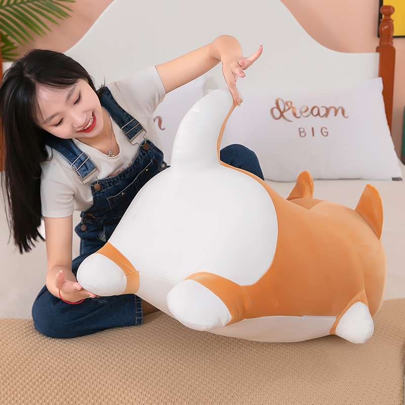 犬 ぬいぐるみ もちもち癒し柴犬抱き枕