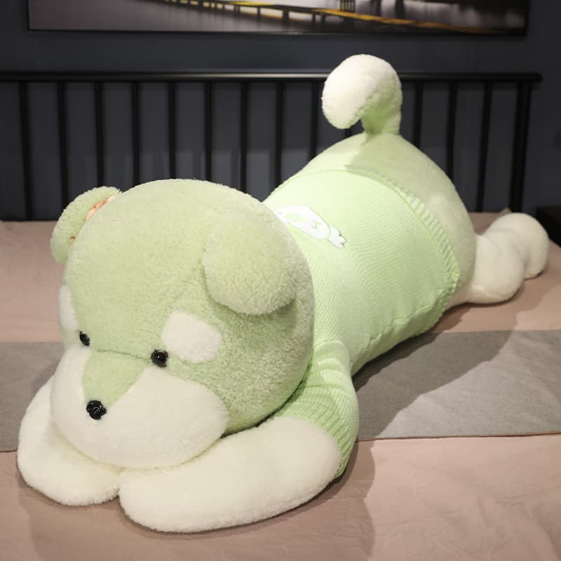 犬 ぬいぐるみ やすらぎの大きなシュナウザーぬいぐるみ