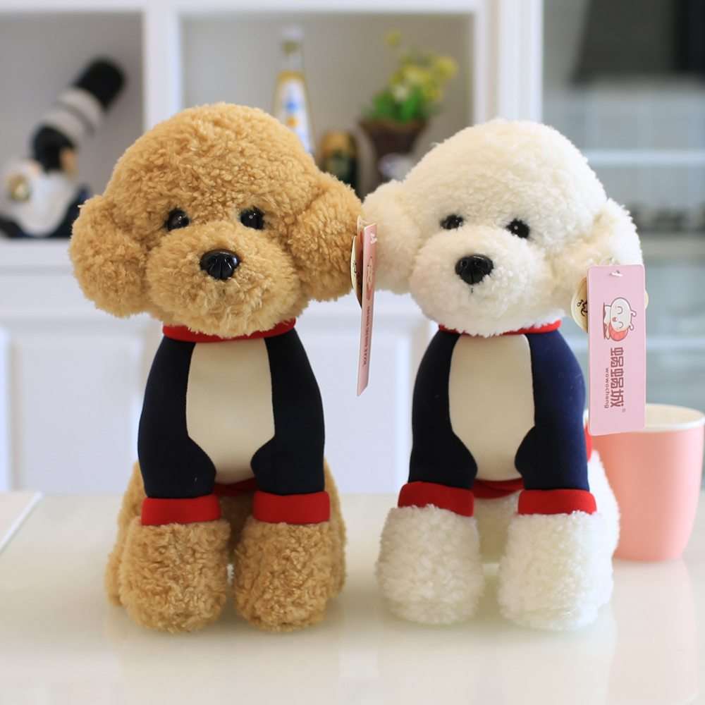 犬 ぬいぐるみ おめかしトイプードル ぬいぐるみ