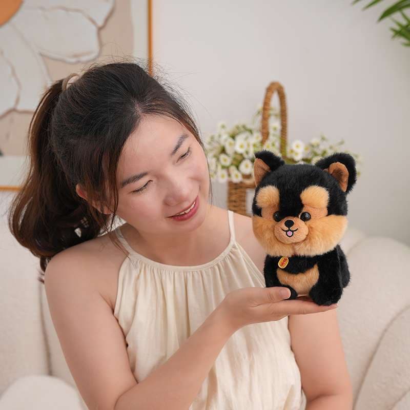 犬 ぬいぐるみ もちもちほっぺの柴犬ぬいぐるみ