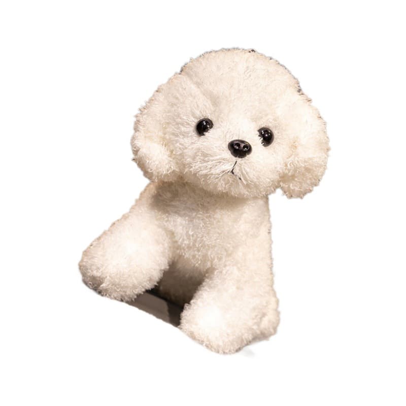 犬 ぬいぐるみ もふもふトイプードル ぬいぐるみ 愛らしい仲間