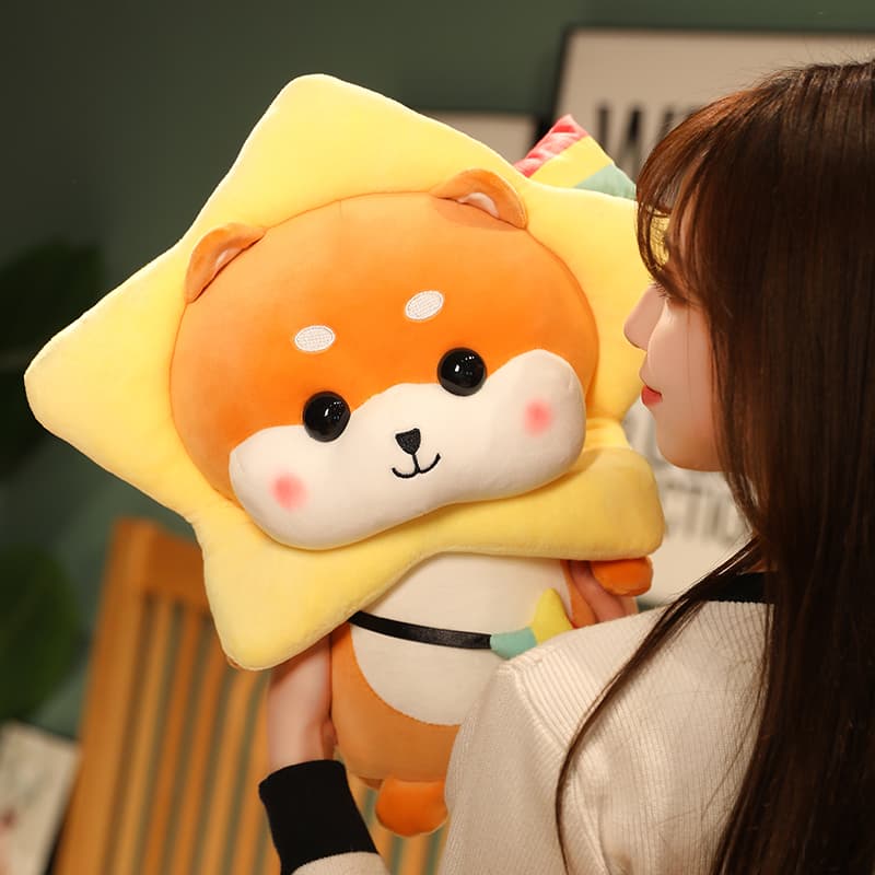 犬 ぬいぐるみ かわいい変身柴犬ぬいぐるみ