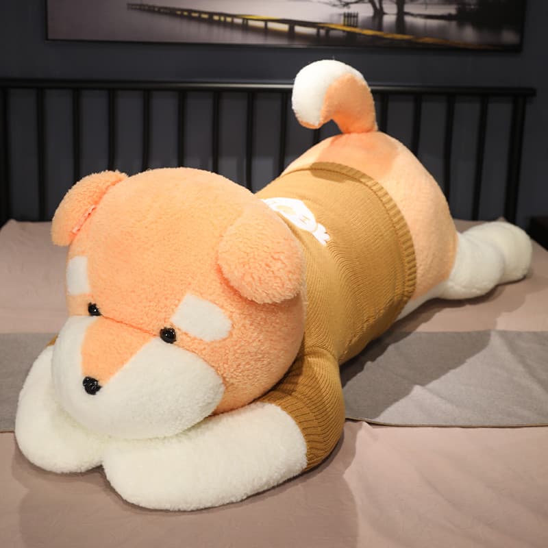 犬 ぬいぐるみ やすらぎの大きなシュナウザーぬいぐるみ