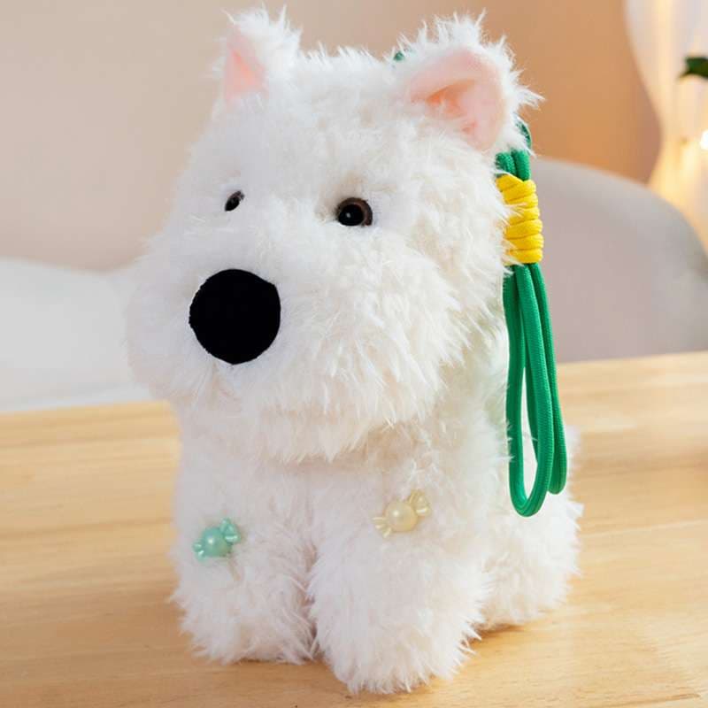 犬 ぬいぐるみ もこふわシュナウザー携帯ストラップ