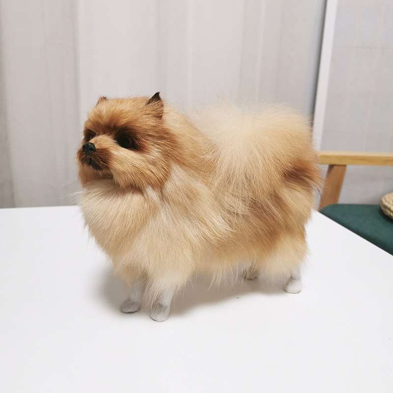犬 ぬいぐるみ ふわもこポメラニアン お座りぬいぐるみ