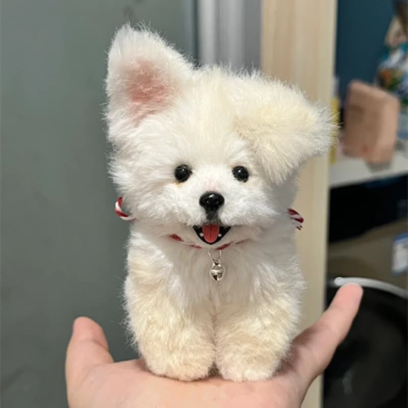 犬 ぬいぐるみ 犬 ぬいぐるみ ふわもふポメラニアン手のひらサイズ