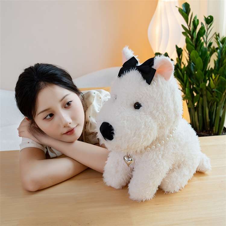 犬 ぬいぐるみ もこふわシュナウザー携帯ストラップ