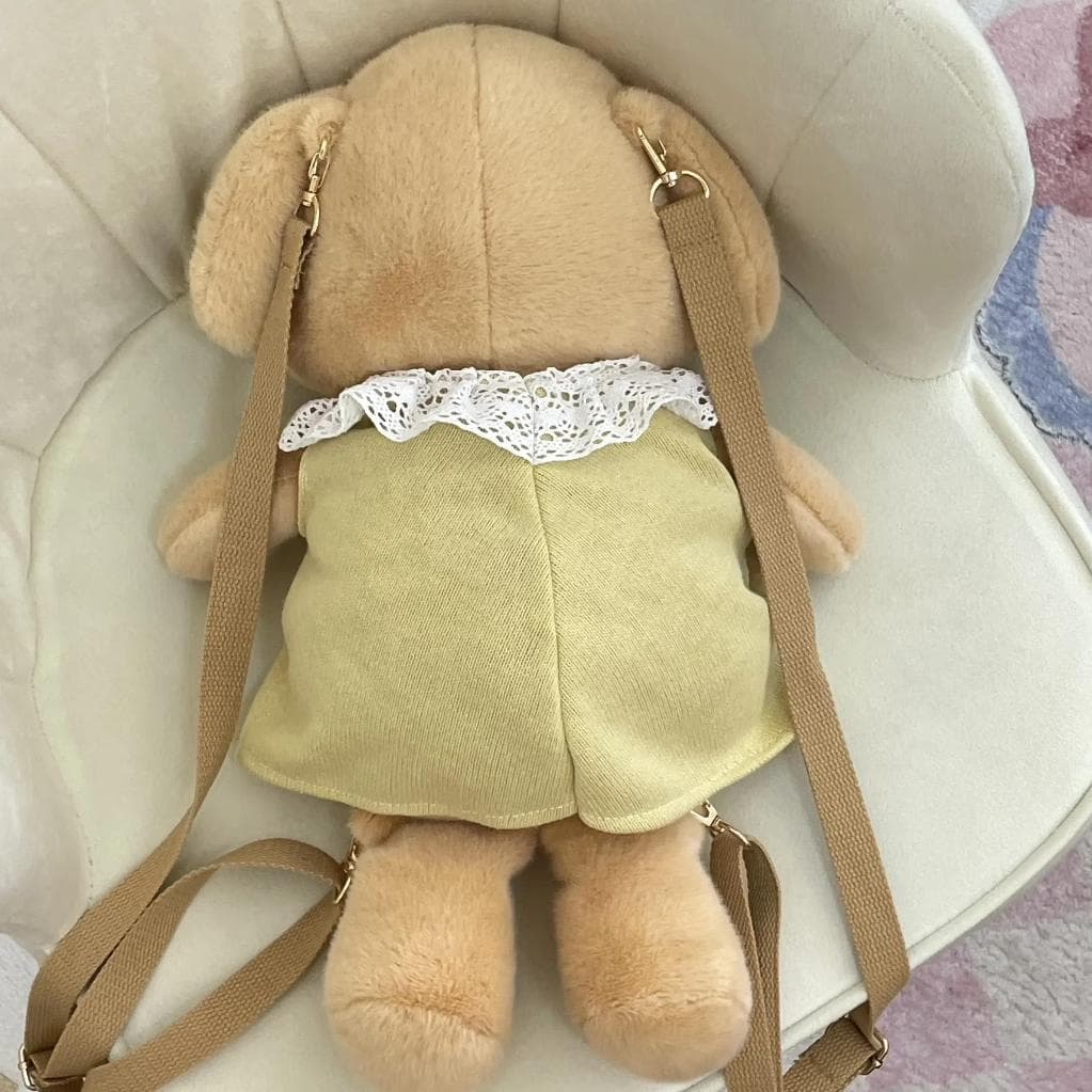 犬 ぬいぐるみ もこもこトイプードルショルダーぬいぐるみ