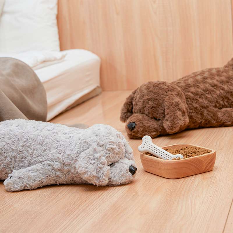 犬 ぬいぐるみ おやすみぬくぬくプードル
