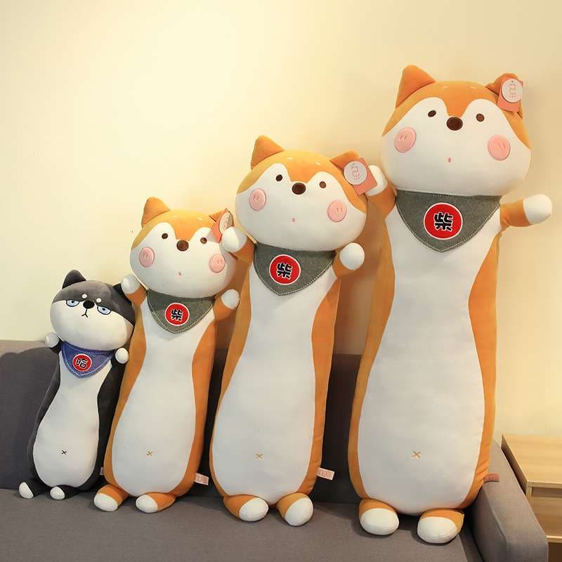 犬 ぬいぐるみ もちもち抱き枕な柴犬ぬいぐるみ