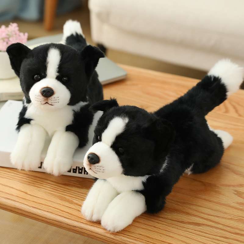 犬 ぬいぐるみ もふもふボーダーコリー ぬいぐるみ