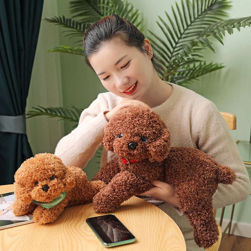 犬 ぬいぐるみ もふもふトイプードル抱き枕