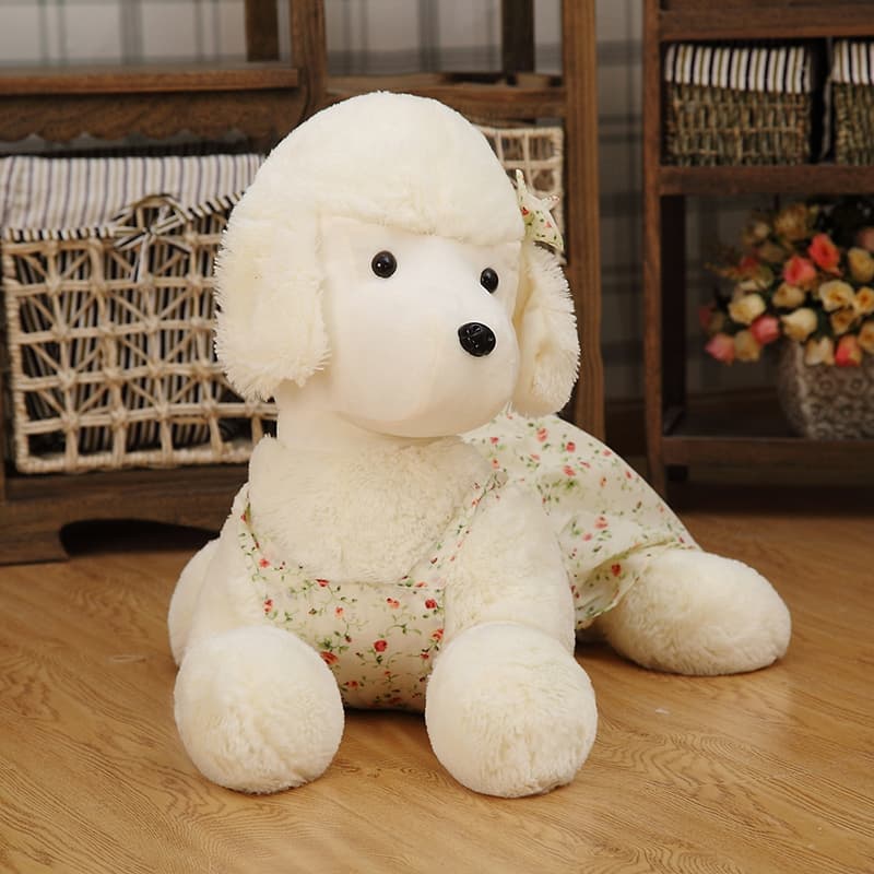 犬 ぬいぐるみ ふわもこ トイプードル 抱き枕 ぬいぐるみ