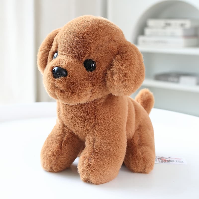 犬 ぬいぐるみ ふわもこトイプードル おすわりぬいぐるみ