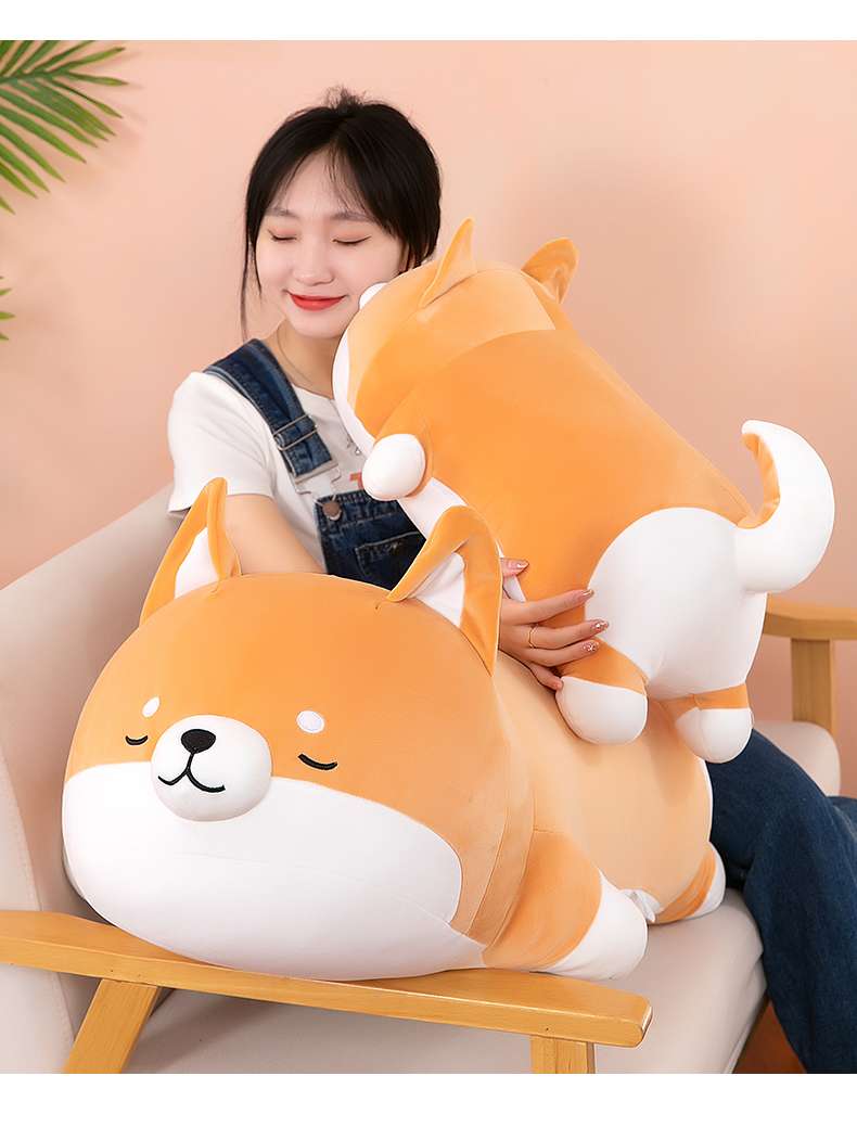 犬 ぬいぐるみ もちもち癒し柴犬抱き枕